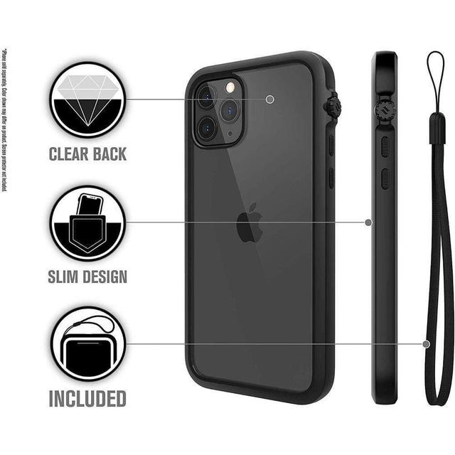 كفر موبايل أسود لهاتف (iPhone 11 Pro )Catalyst - Impact Protection Case for iPhone 11 Pro - Stealth Black - SW1hZ2U6NTY1NDQ=