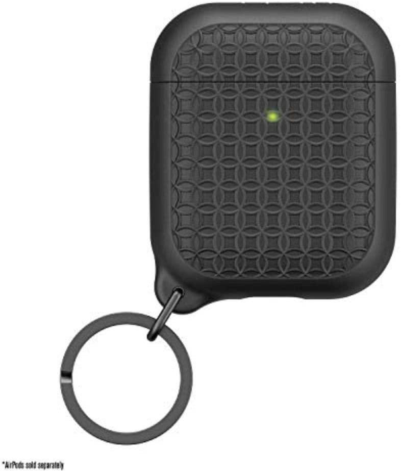 catalyst key ring case for airpods 1 2 stealth black