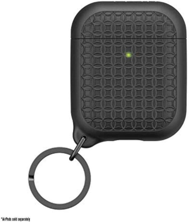 كفر سماعات ايربود أسود مع حلقة مفاتيح Catalyst - Key Ring Case for AirPods 1 & 2 -  Stealth Black - SW1hZ2U6NTY1NzE=