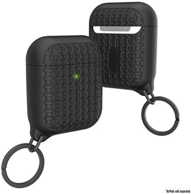 catalyst key ring case for airpods 1 2 stealth black