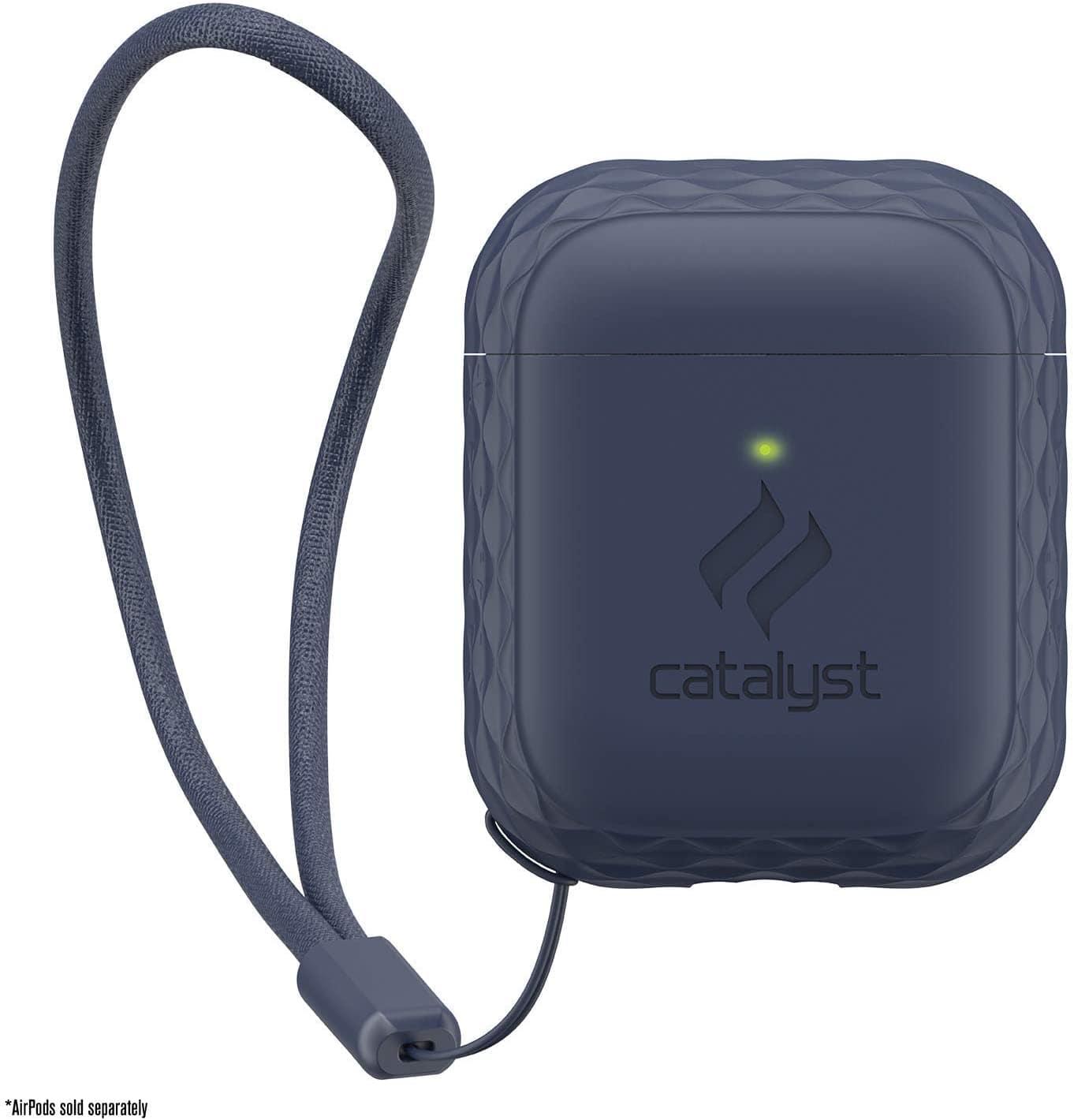 catalyst lanyard case for airpods 1 2 midnight blue