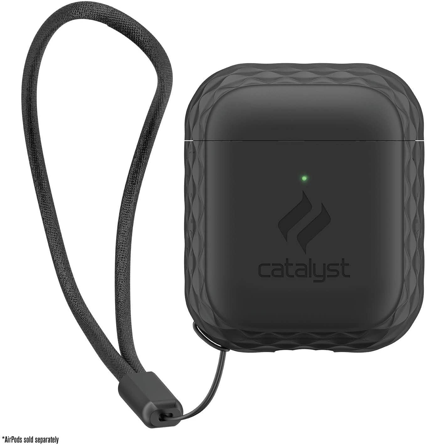 catalyst lanyard case for airpods 1 2 stealth black