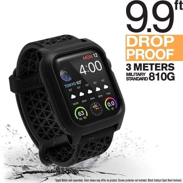 catalyst apple watch 40mm series 4 impact protection case stealth black