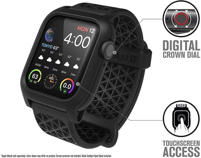 catalyst apple watch 40mm series 4 impact protection case stealth black
