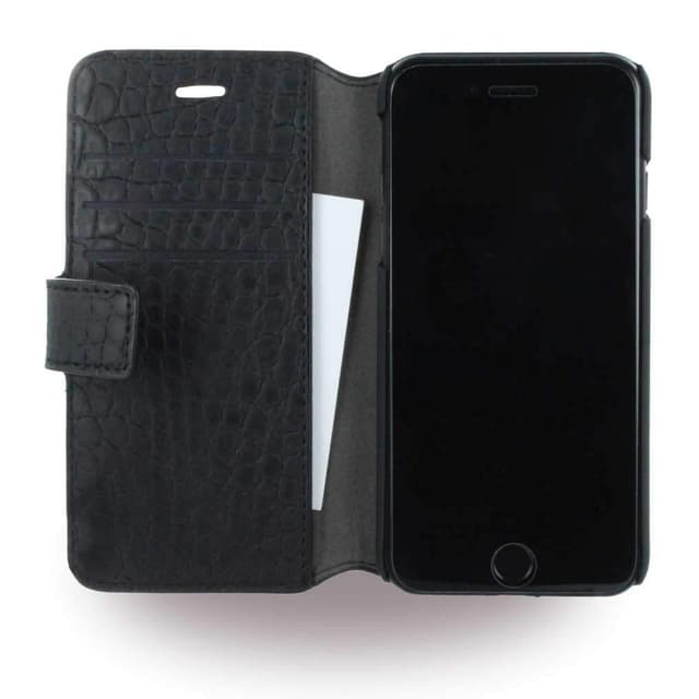 Cerruti Genuine Leather Folio Case For Iphone 7 - Black