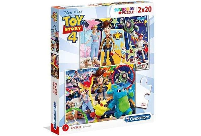 clementoni super color puzzle toy story 4 2x20 | Jomla.ae