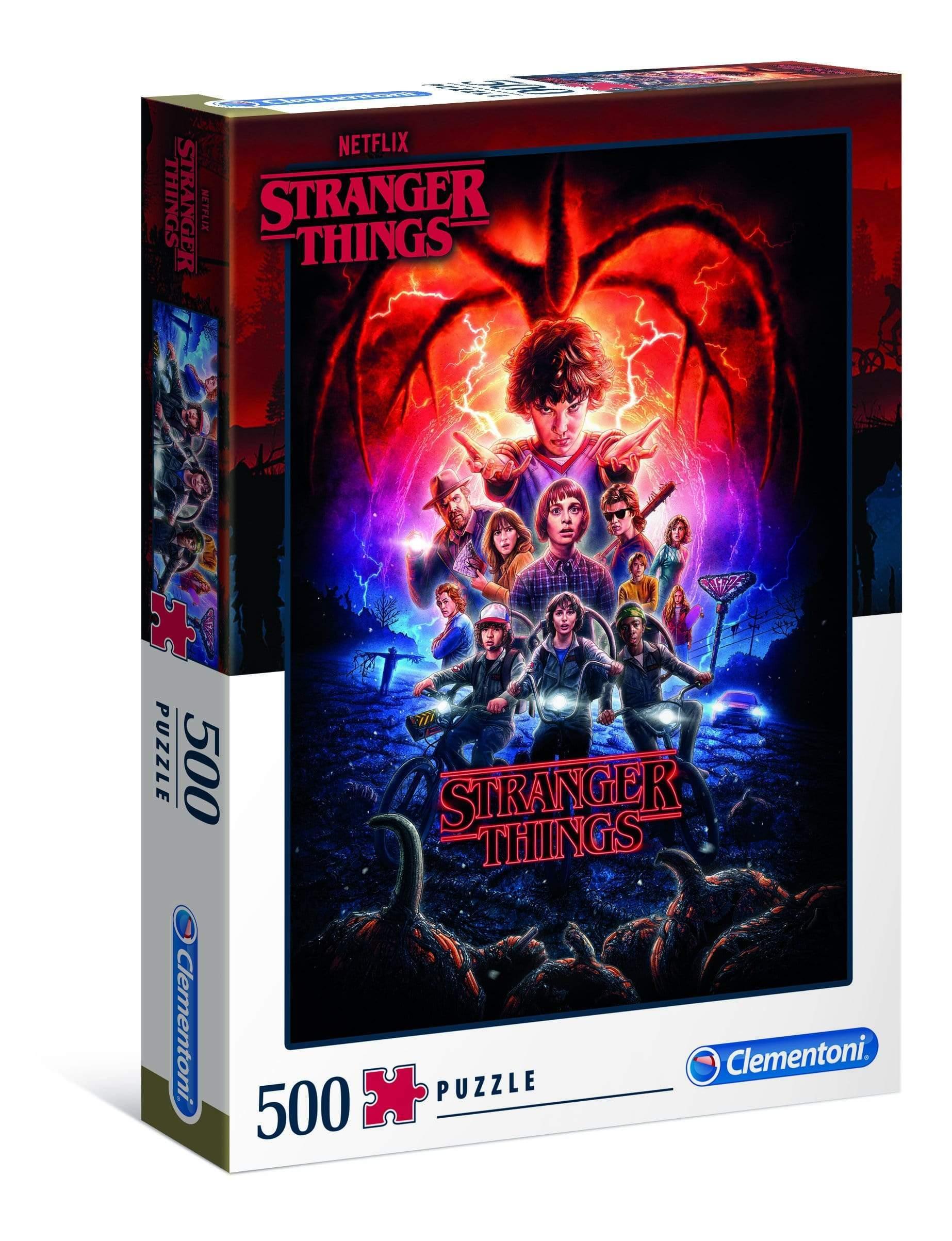 clementoni adult puzzle netflix stranger things magic 500pcs