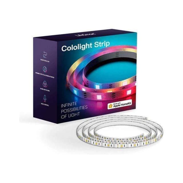 Cololight lifesmart cololight led strip lights 16m colors led color changing smart app control easy install compatible w alexa homekit google assistant ip65 rating 6 6ft 2 meters length 60 leds