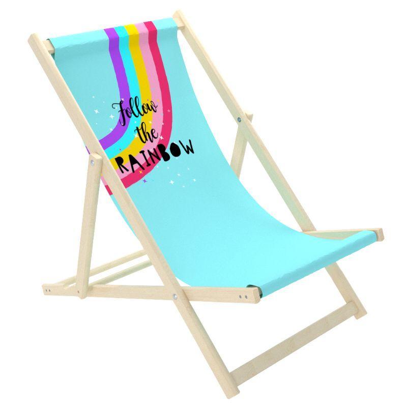 كرسي الشاطئ للأطفال Delsit - Sunbed for Children - Follow the Rainbow