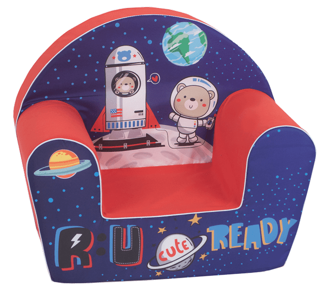 أريكة Delsit Arm Chair -  صاروخ فضاء مع لون أحمر