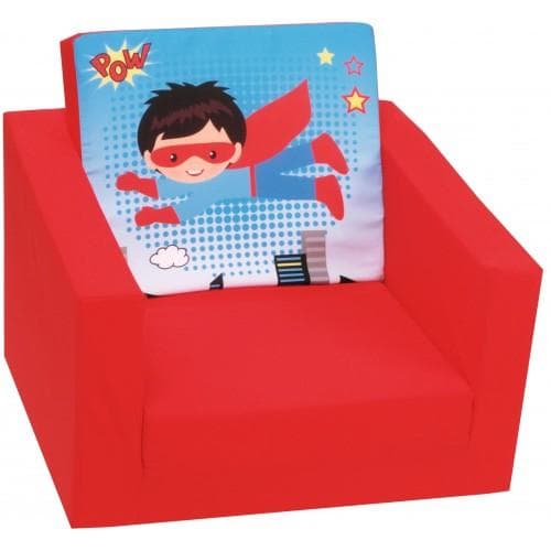 delsit single sofa super hero red