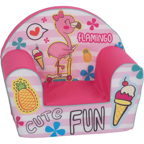 delsit arm chair flamingo cute fun