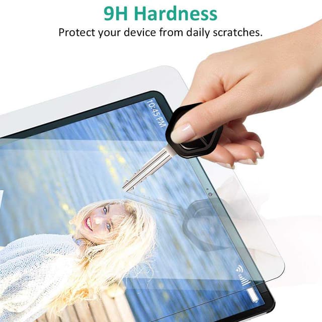  شاشة حماية ايباد برو 12.9 بوصة زجاجية شفافة من ديفيا Devia Entire View Tempered Glass for Apple iPad Pro 12.9" - Clear