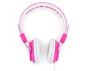 DXB.NET hello kitty apple junior on ear headphones fuzzy bow white pink