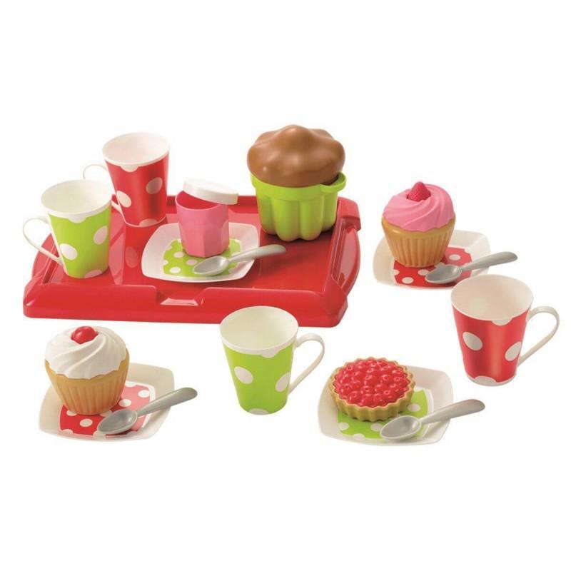 ecoiffier 100 chef breakfast on a tray 25pcs