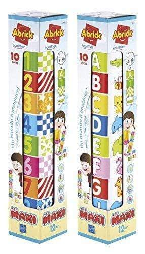 ecoiffier abrick les maxi learning tower 10pcs