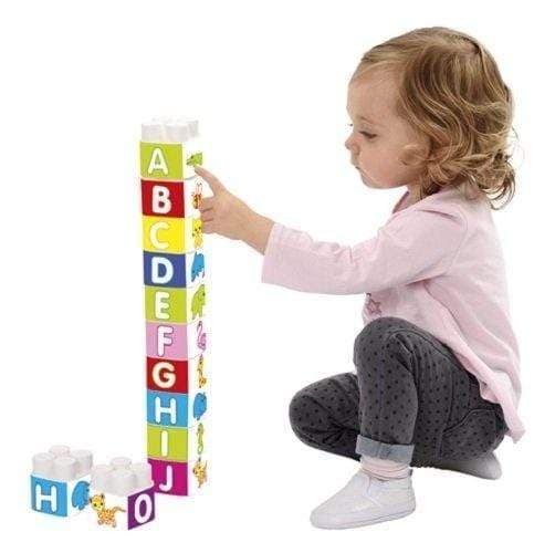 ecoiffier abrick les maxi learning tower 10pcs