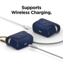 حافظه لسماعه ابل الجلدية الأصلية من إيلاجو لون جين إنديجو Elago Genuine Leather Case for Apple Airpods Pro - Jean Indigo