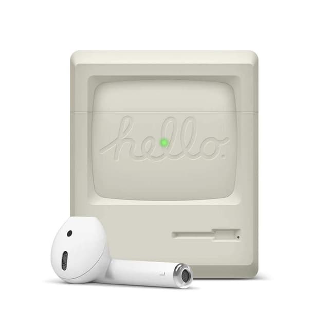elago aw3 case for apple airpods classic white