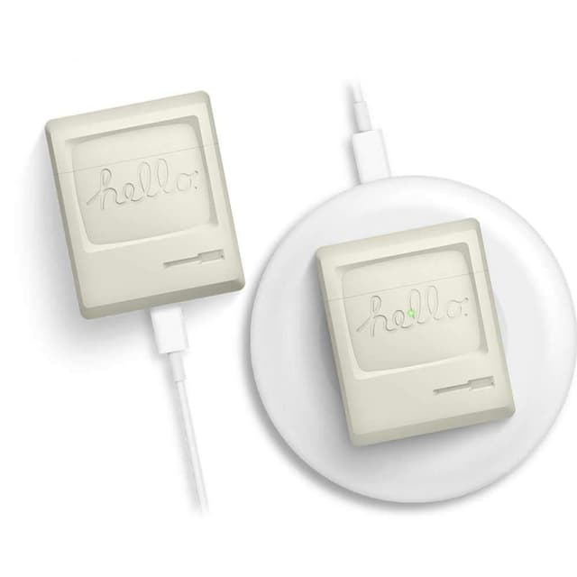 elago aw3 case for apple airpods classic white