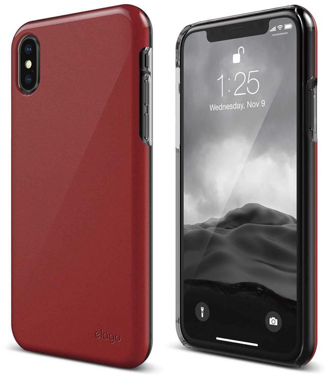 elago slim fit 2 back case for iphone x red - SW1hZ2U6NTM1MTY=