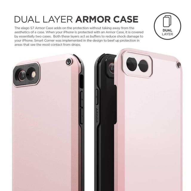 Elago Armor Back Case For Iphone 8 / 7 - Lovely Pink