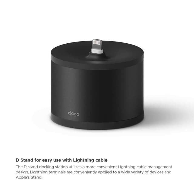Elago D Stand Charging Station For Airpods - Black