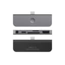 محول ألمنيوم متعدد المنافذ من Elago - رمادي داكن - 57437