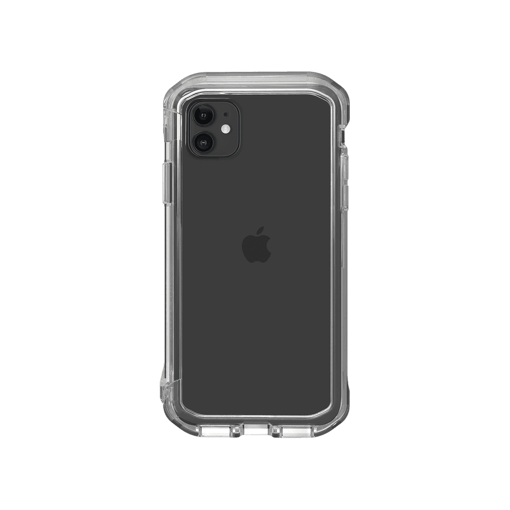 element case rail case for iphone 11 xr clear