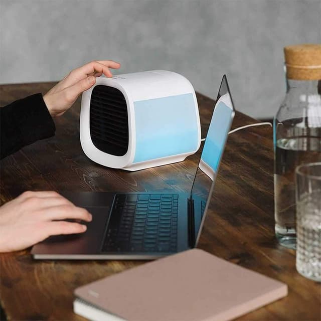 evapolar evachill personal portable air cooler 7 5w gray