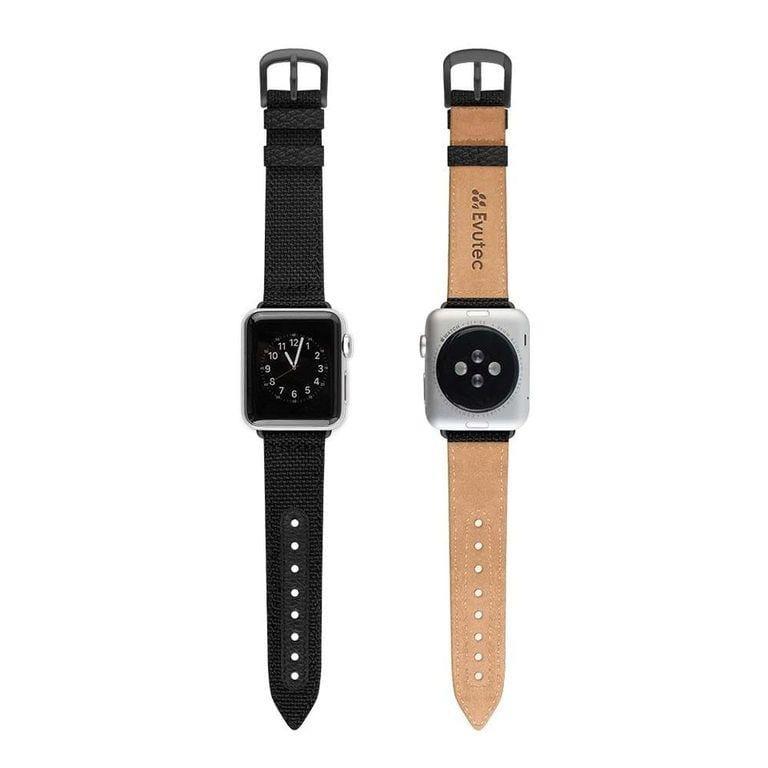 evutec apple watch band 40mm northill black black