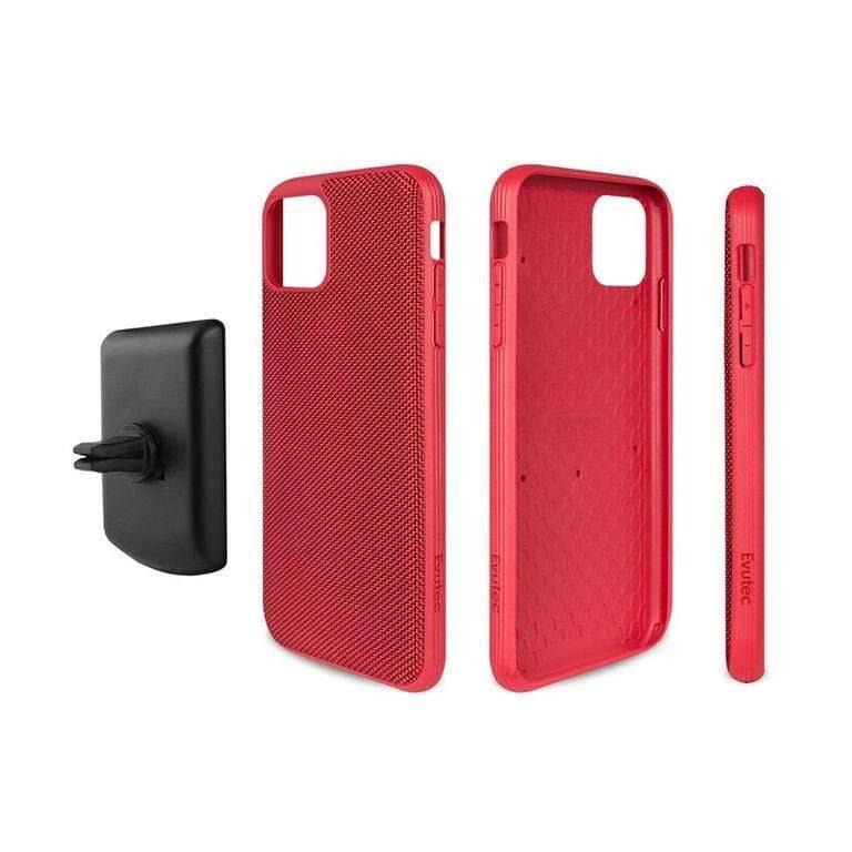 evutec aergo ballistic nylon with afix iphone 2019 xi max 6 5 red