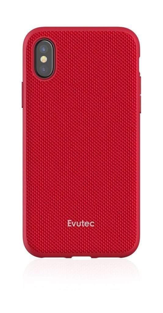 evutec aergo ballistic nylon with afix iphone xs max 6 5 red