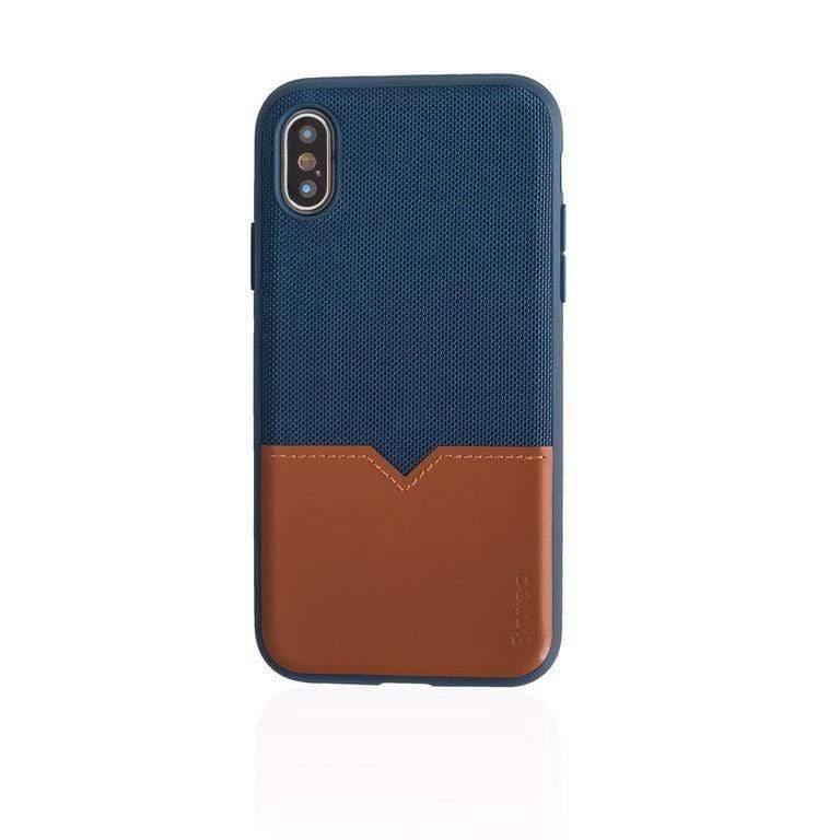 evutec northill with afix for iphone xs max 6 5 blue saddle