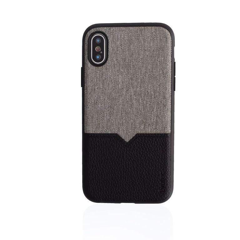 evutec northill with afix for iphone xs max 6 5 canvas black
