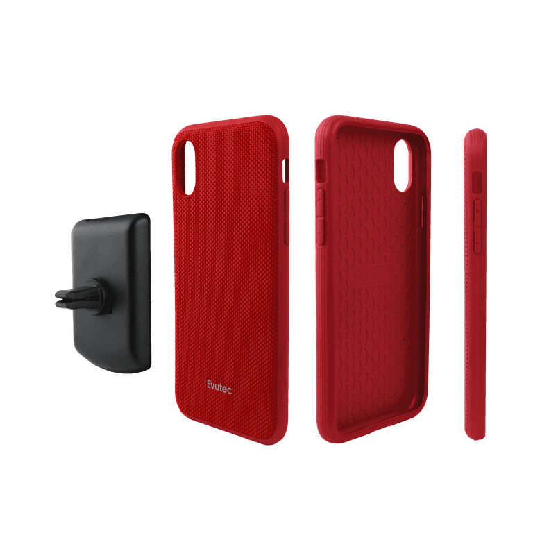 evutec aergo ballistic nylon with afix iphone xr 6 1 red