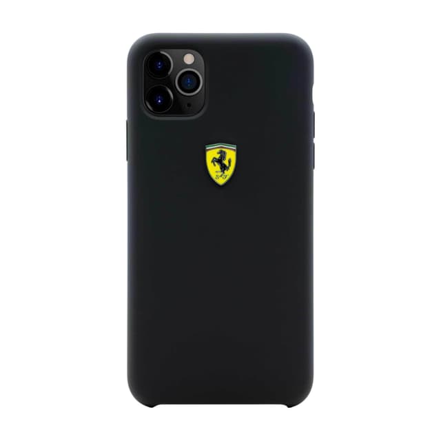 ferrari sf silicone hard case logo shield for iphone 11 pro dark gray