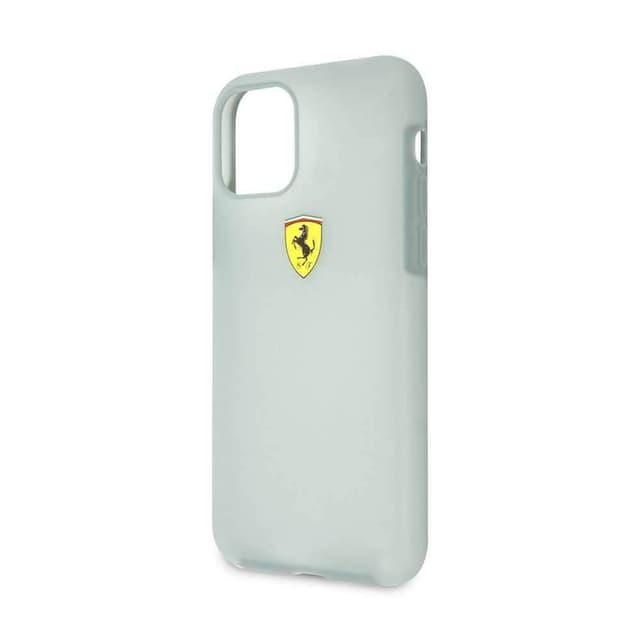 ferrari on track transparent silicone case with printed logo for iphone 11 pro green