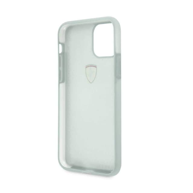 ferrari on track transparent silicone case with printed logo for iphone 11 pro green