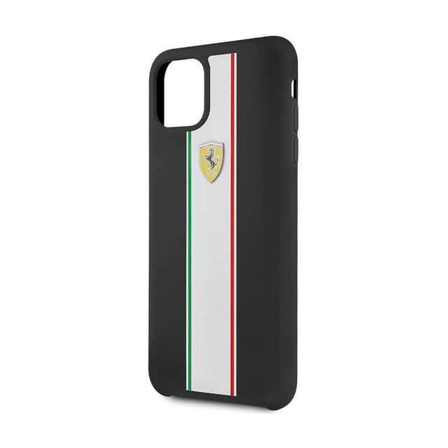 ferrari silicone case on track tripes for iphone 11 pro max black