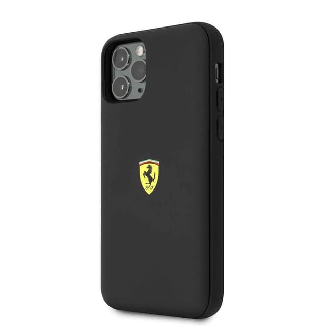 ferrari on track pc tpu case with cardslot magnetic clos for iphone 11 pro max black