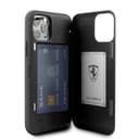 ferrari on track pc tpu case with cardslot magnetic clos for iphone 11 pro max black
