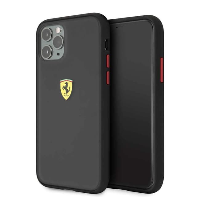 ferrari on track pc tpu case for iphone 11 pro max black outline black