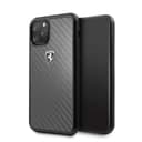 ferrari heritage real carbon hard case for apple iphone 11 pro black