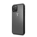 ferrari heritage real carbon hard case for apple iphone 11 pro black