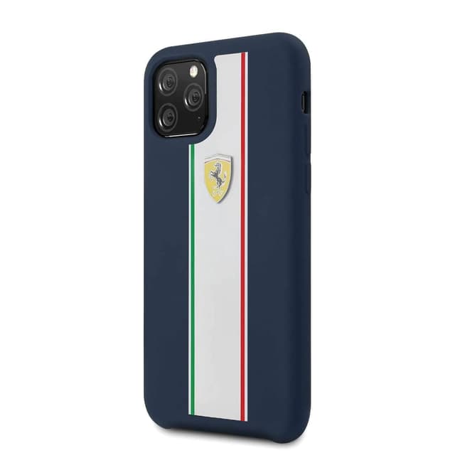 ferrari on track stripes silicon case iphone 11 pro navy