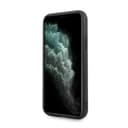 ferrari off track embossed metal logo leather case for iphone 11 pro max yellow