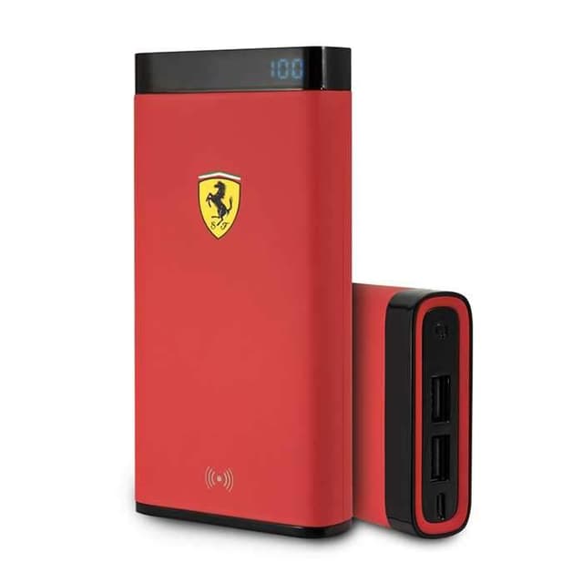 ferrari on track wireless power bank 10000mah red