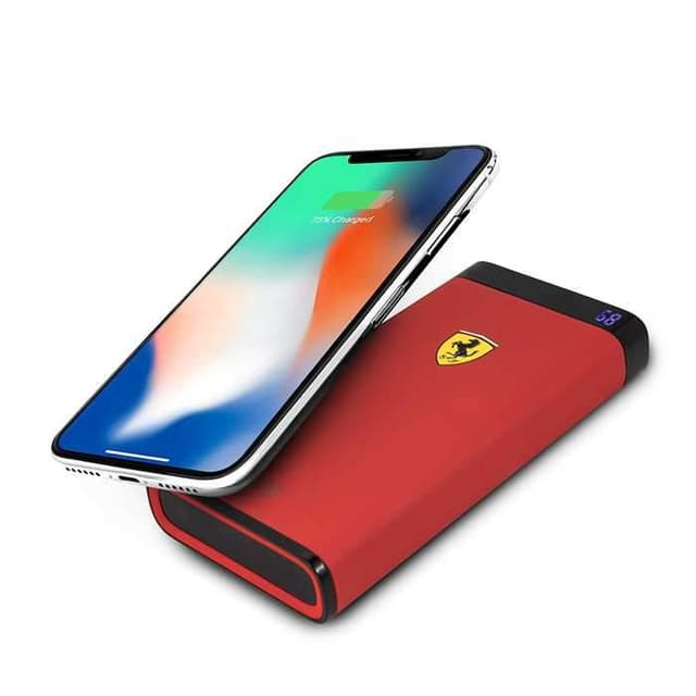 ferrari on track wireless power bank 10000mah red