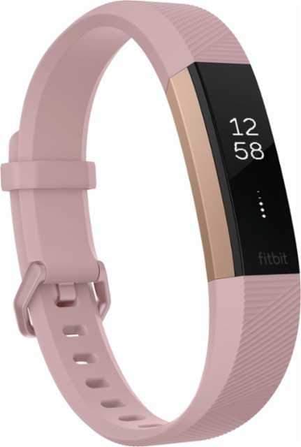 Fitbit Alta Hr Fitness Wristband With Heart Rate Tracker - Rose Gold (S)